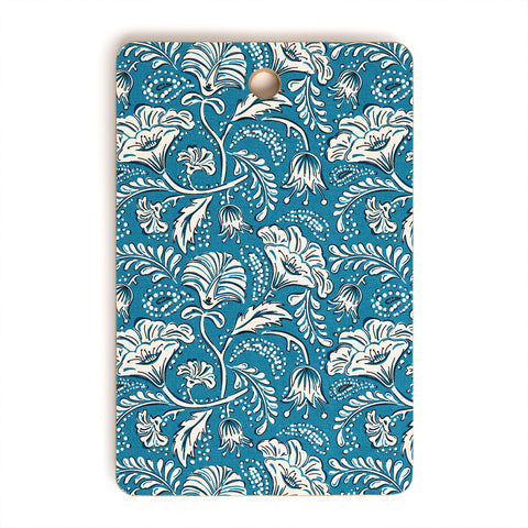 Heather Dutton Farida Blue Ivory Cutting Board Rectangle