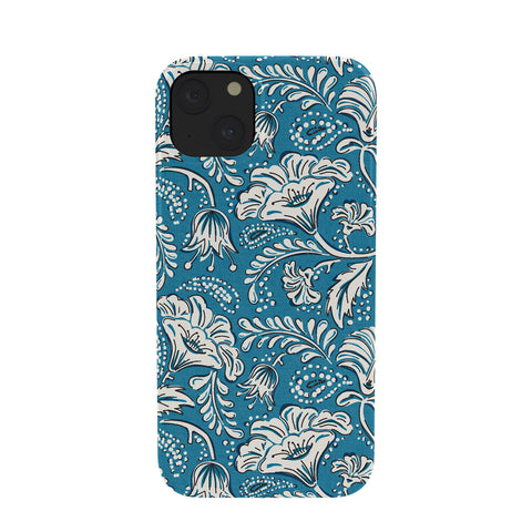 Heather Dutton Farida Blue Ivory Phone Case