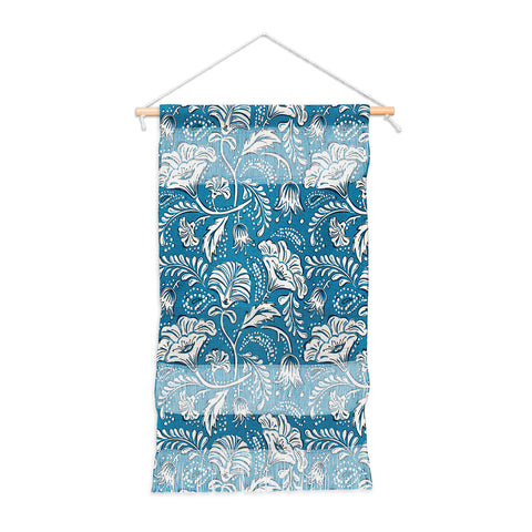 Heather Dutton Farida Blue Ivory Wall Hanging Portrait