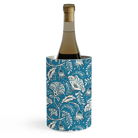 Heather Dutton Farida Blue Ivory Wine Chiller