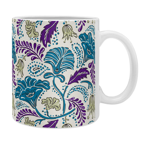 Heather Dutton Farida Ivory Blue Coffee Mug