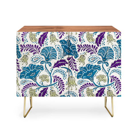 Heather Dutton Farida Ivory Blue Credenza