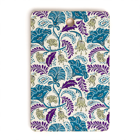 Heather Dutton Farida Ivory Blue Cutting Board Rectangle