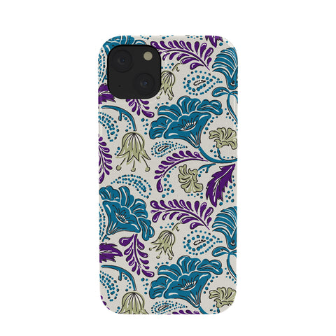 Heather Dutton Farida Ivory Blue Phone Case