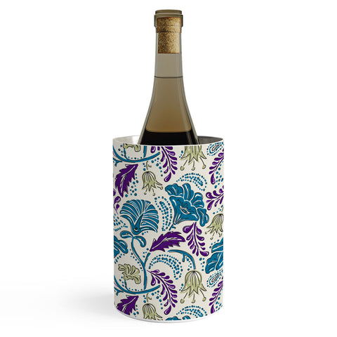 Heather Dutton Farida Ivory Blue Wine Chiller