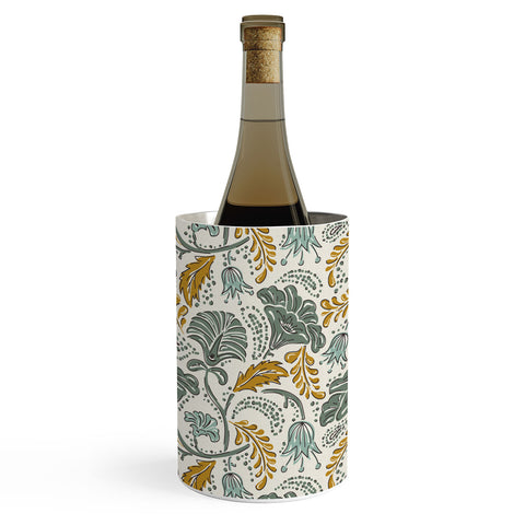 Heather Dutton Farida Ivory Green Wine Chiller