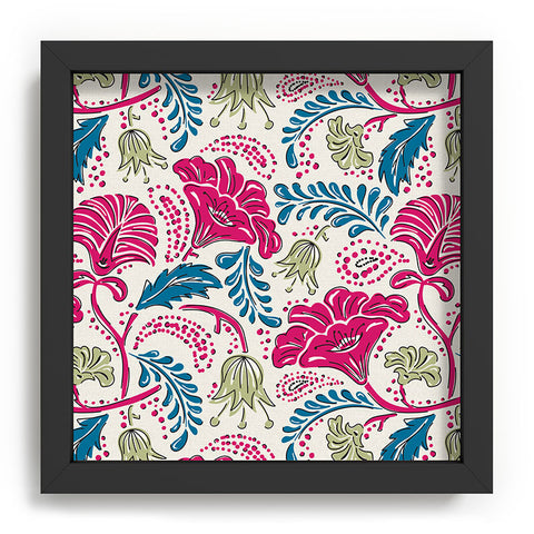 Heather Dutton Farida Ivory Pink Recessed Framing Square