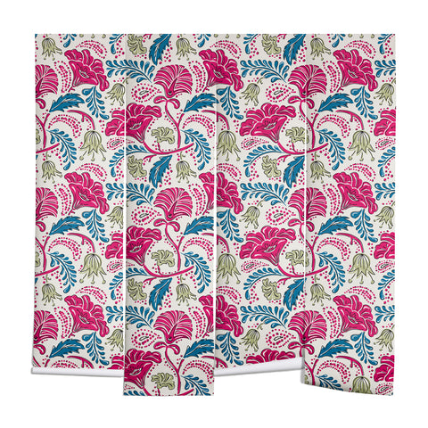 Heather Dutton Farida Ivory Pink Wall Mural