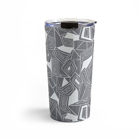 Heather Dutton Fragmented Grey Travel Mug
