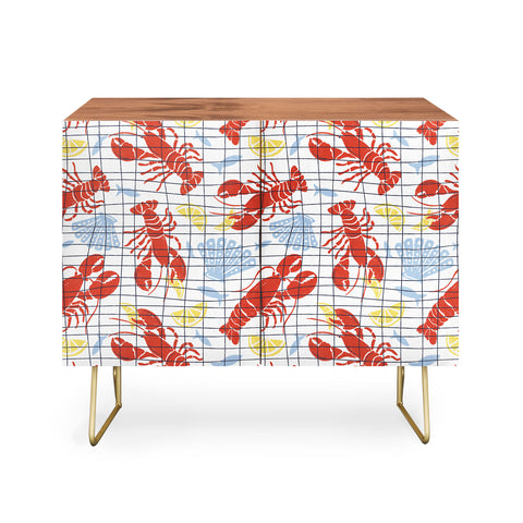 Heather Dutton Fresh Catch Summer Lobster Credenza