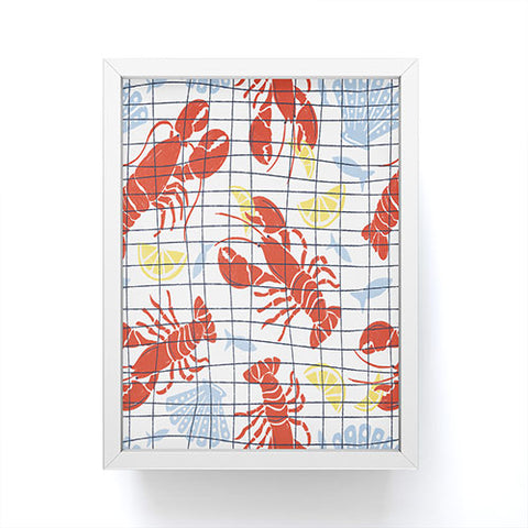 Heather Dutton Fresh Catch Summer Lobster Framed Mini Art Print