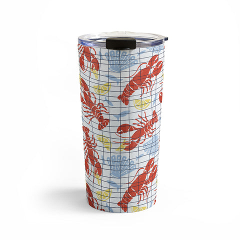 Heather Dutton Fresh Catch Summer Lobster Travel Mug
