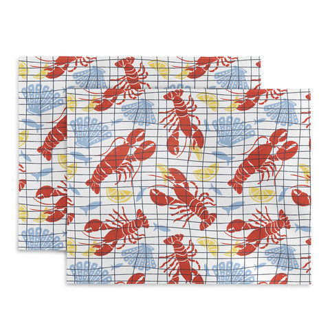 Heather Dutton Fresh Catch Summer Lobster Placemat