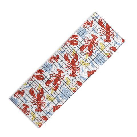 Heather Dutton Fresh Catch Summer Lobster Yoga Mat