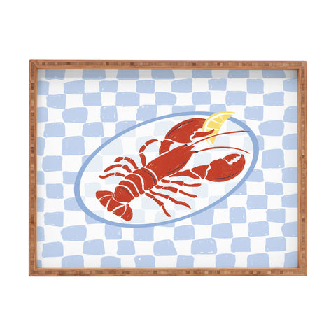 Heather Dutton Fresh Lobster I Rectangular Tray