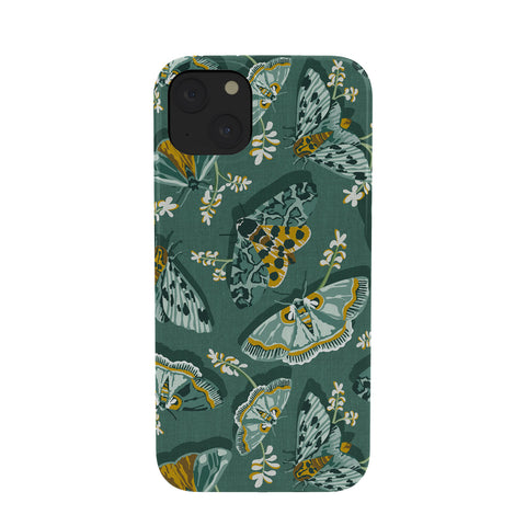 Heather Dutton Gathering Moths Green Phone Case