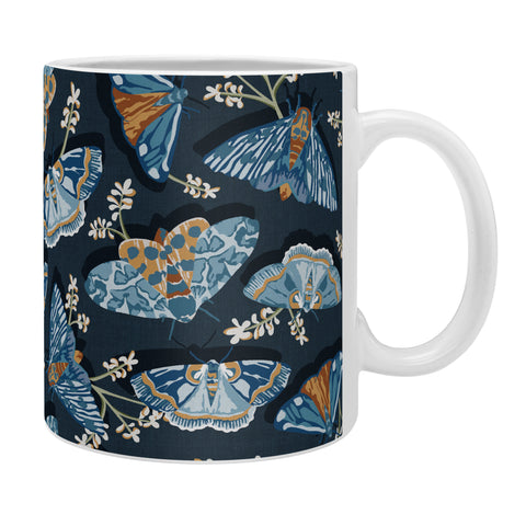 Heather Dutton Gathering Moths Midnight Coffee Mug