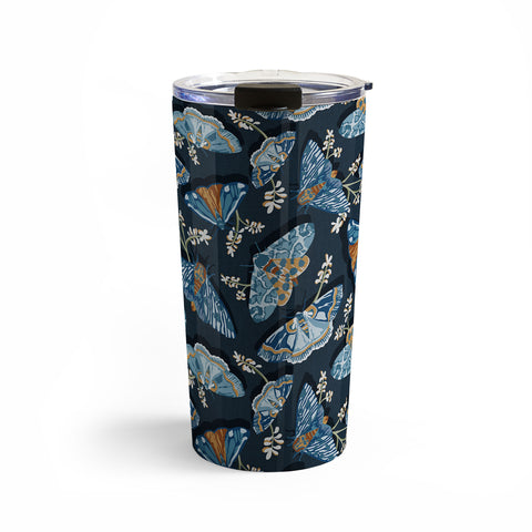 Heather Dutton Gathering Moths Midnight Travel Mug
