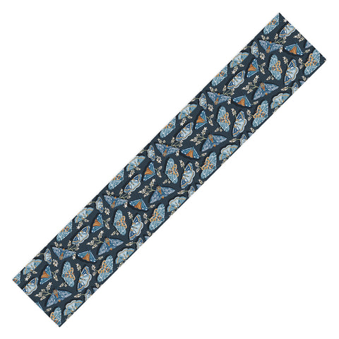 Heather Dutton Gathering Moths Midnight Table Runner