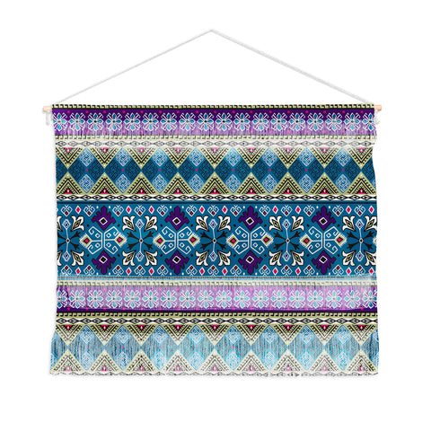 Heather Dutton Grand Bazaar Blue Multi Wall Hanging Landscape