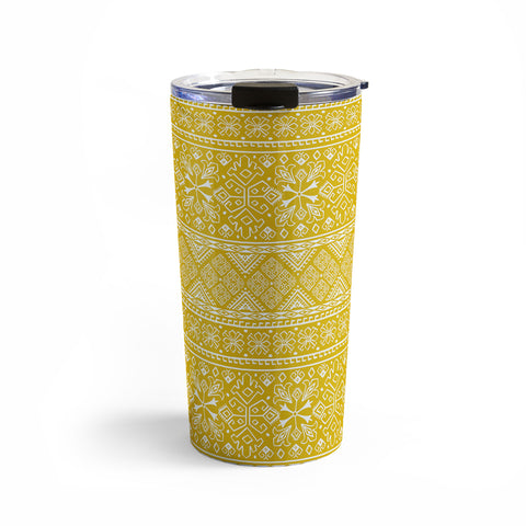 Heather Dutton Grand Bazaar Goldenrod Travel Mug