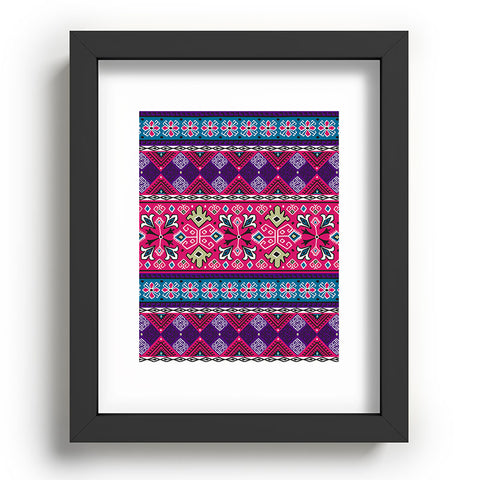 Heather Dutton Grand Bazaar Pink Multi Recessed Framing Rectangle