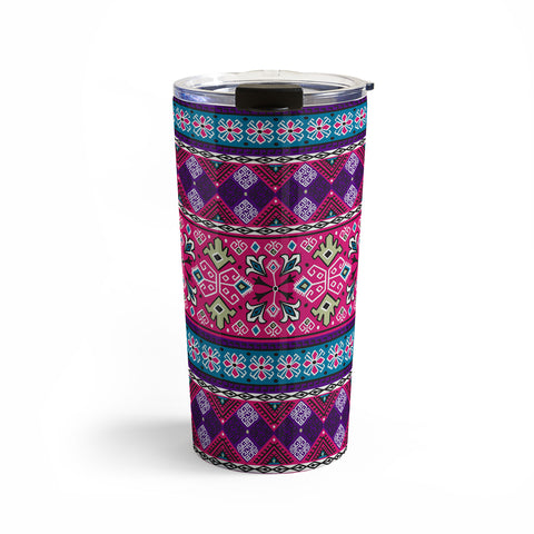Heather Dutton Grand Bazaar Pink Multi Travel Mug
