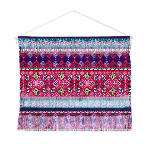 Heather Dutton Grand Bazaar Pink Multi Wall Hanging Landscape
