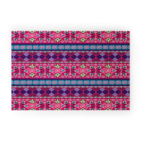 Heather Dutton Grand Bazaar Pink Multi Welcome Mat