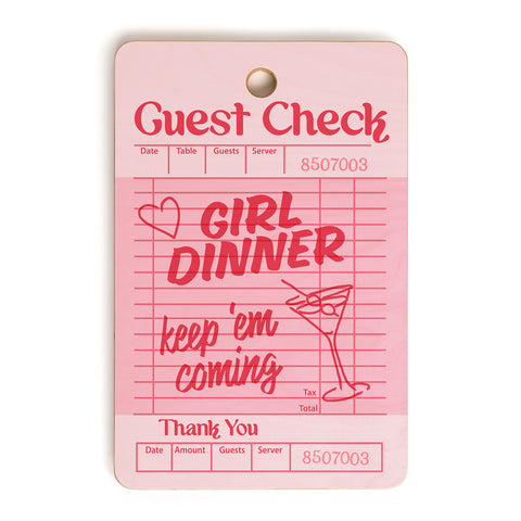 Heather Dutton Guest Check Keep Em Coming Cutting Board Rectangle