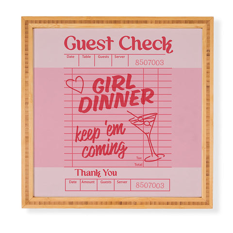 Heather Dutton Guest Check Keep Em Coming Framed Wall Art