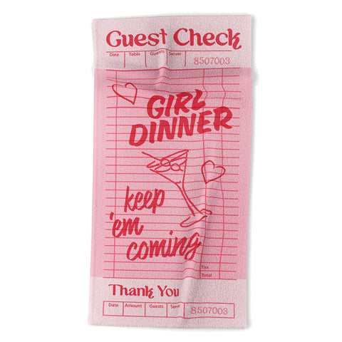 Heather Dutton Guest Check Keep Em Coming Beach Towel