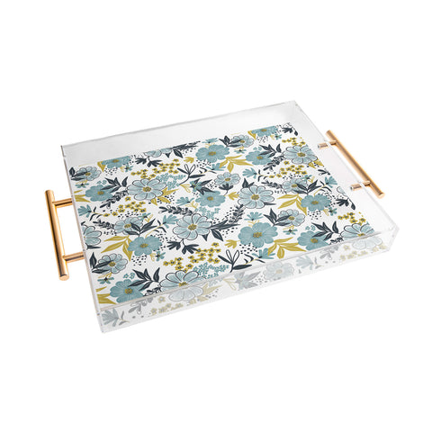 Heather Dutton Harper Dusk Blue Acrylic Tray