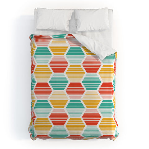 Heather Dutton Honey Jive Summerlicious Duvet Cover