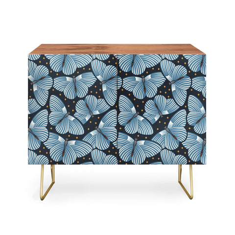 Heather Dutton In Flight Midnight Blue Credenza