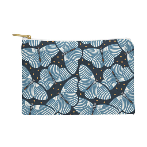 Heather Dutton In Flight Midnight Blue Pouch