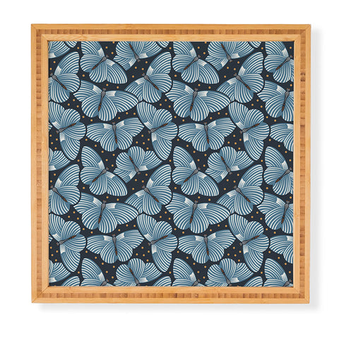 Heather Dutton In Flight Midnight Blue Framed Wall Art