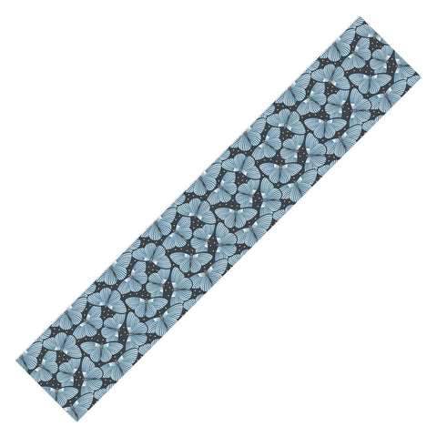Heather Dutton In Flight Midnight Blue Table Runner