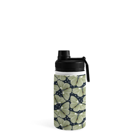 Heather Dutton In Flight Midnight Green Water Bottle