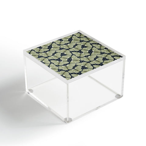Heather Dutton In Flight Midnight Green Acrylic Box