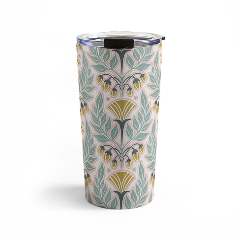 Heather Dutton La Floraison Blush Pink Travel Mug