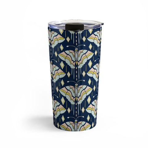 Heather Dutton La Maison des Papillons Midnight Travel Mug