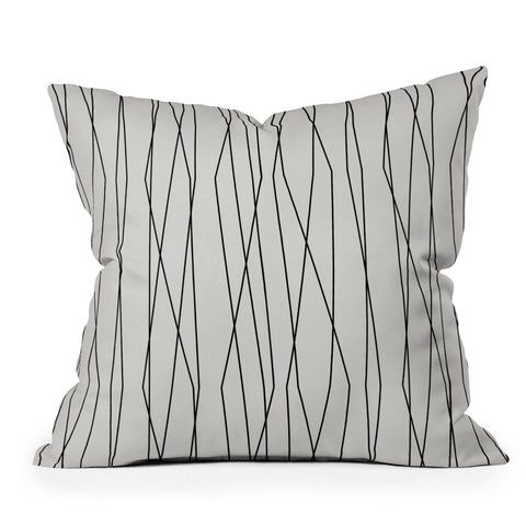 Heather Dutton Linear Cross Stone Outdoor Throw Pillow