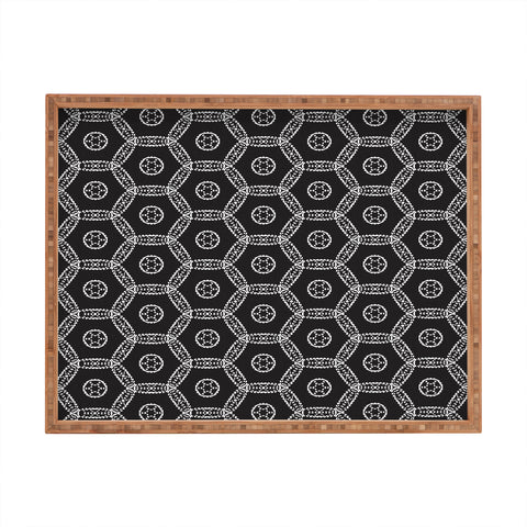 Heather Dutton Madina Black Rectangular Tray