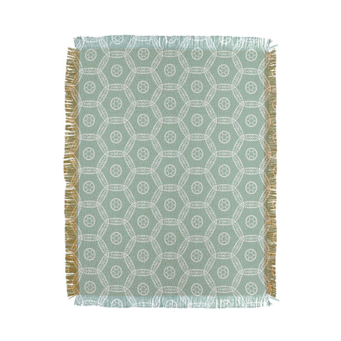 Heather Dutton Madina Celadon Throw Blanket