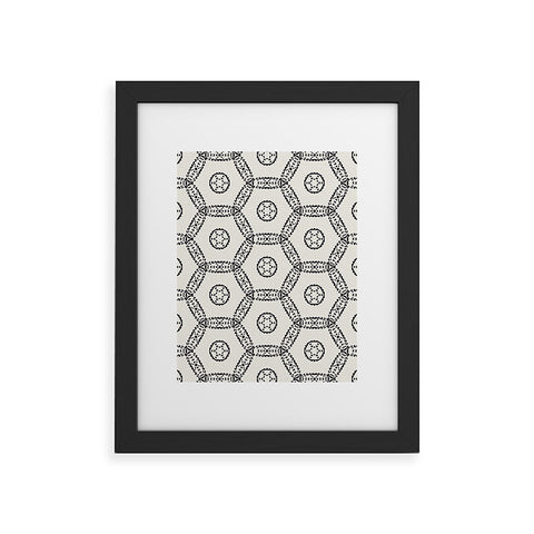 Heather Dutton Madina Ivory Black Framed Art Print havenly