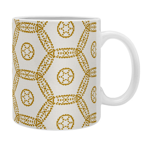 Heather Dutton Madina Ivory Goldenrod Coffee Mug