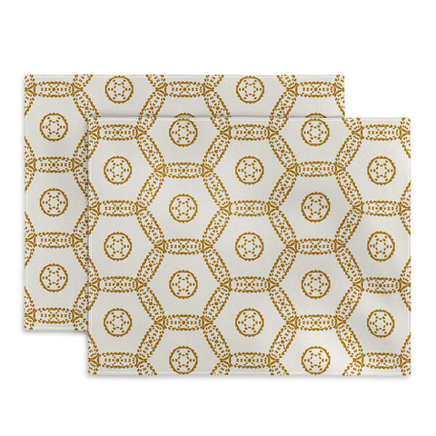 Heather Dutton Madina Ivory Goldenrod Placemat