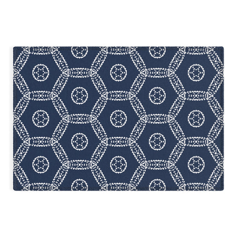 Heather Dutton Madina Navy Outdoor Rug