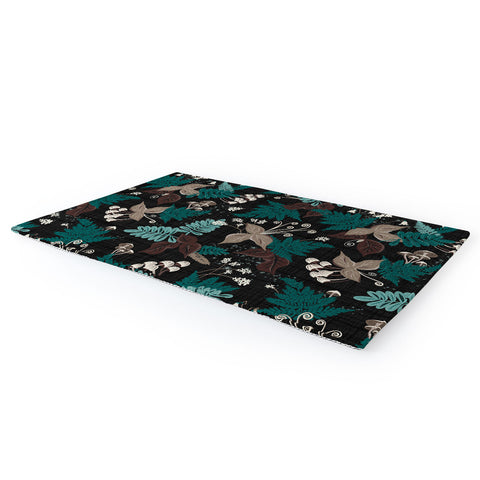 Heather Dutton Magic Forest Black Area Rug